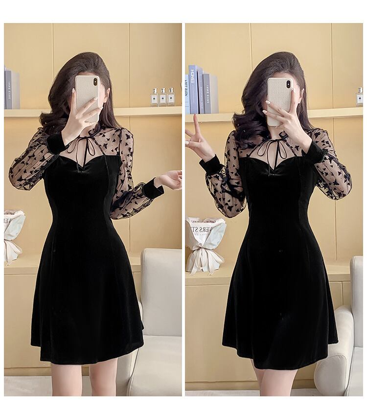 【dress】チュールコンビデートワンピース　M28736