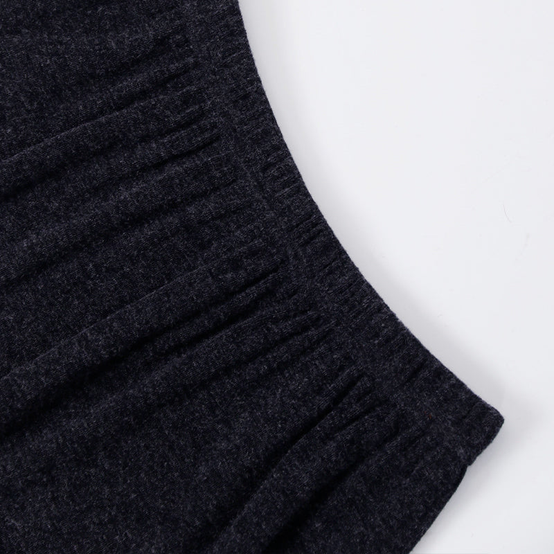 【set】レースドッキングトップス×ロングスカートセット Q8927