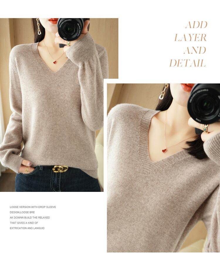 【tops】ニットプルオーバー　M19160