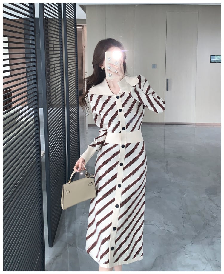 【dress】ニットワンピース　M28206