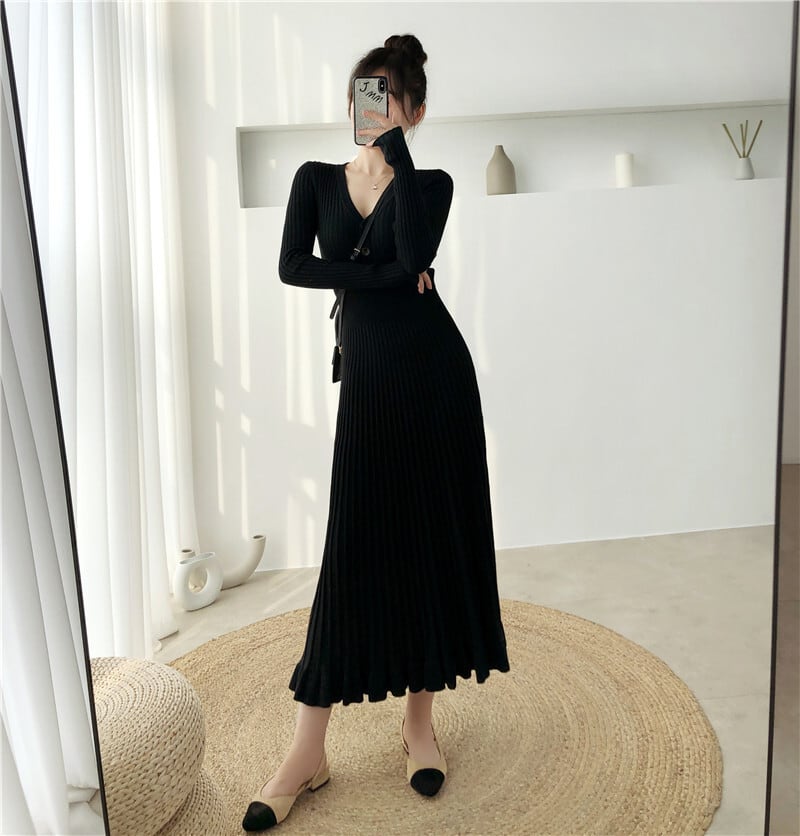 【dress】ニットワンピース　M25489