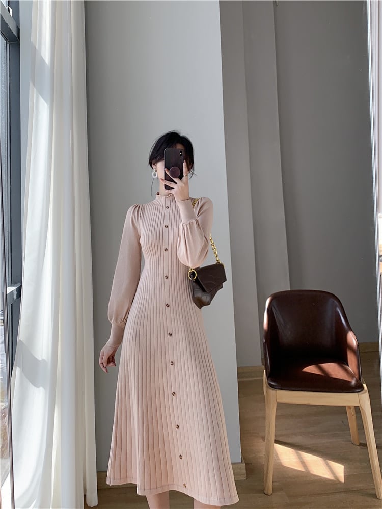 【dress】ニットワンピース　M25449