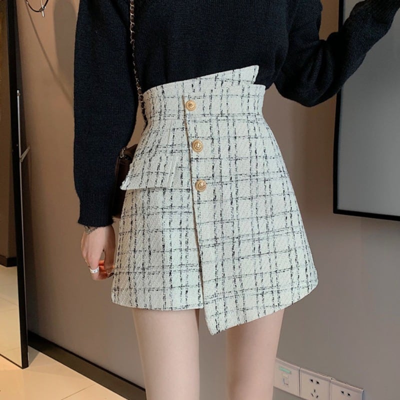 【bottoms】今季マストバイ!気質満点レトロスウィートデザイン不規則ショートパンツ G5127