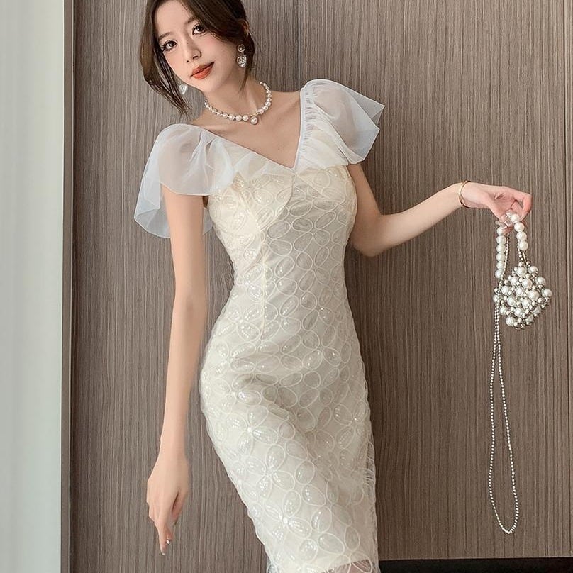 【dress】フリルキャミワンピースG20065