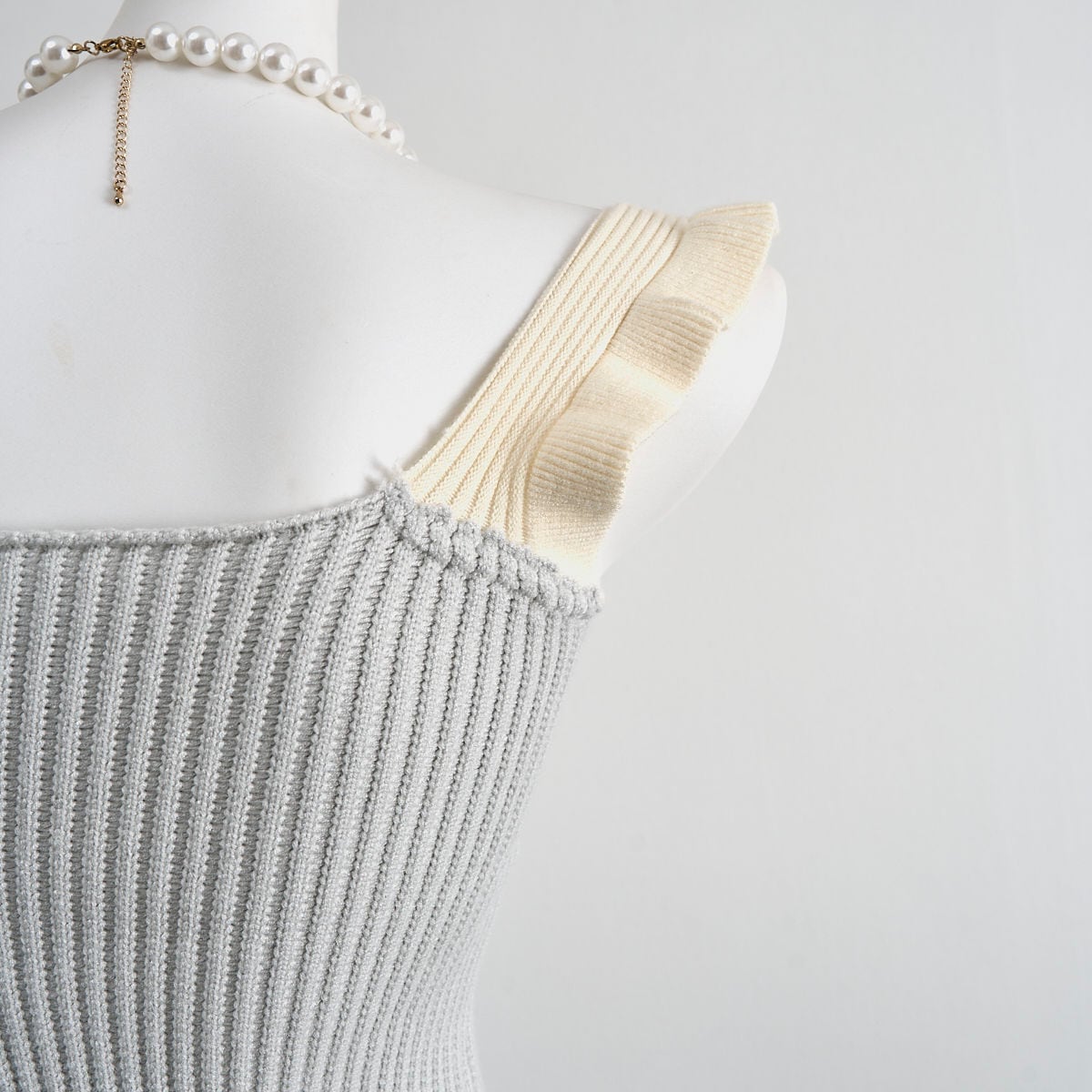 【dress】ニットキャミワンピース　M24427