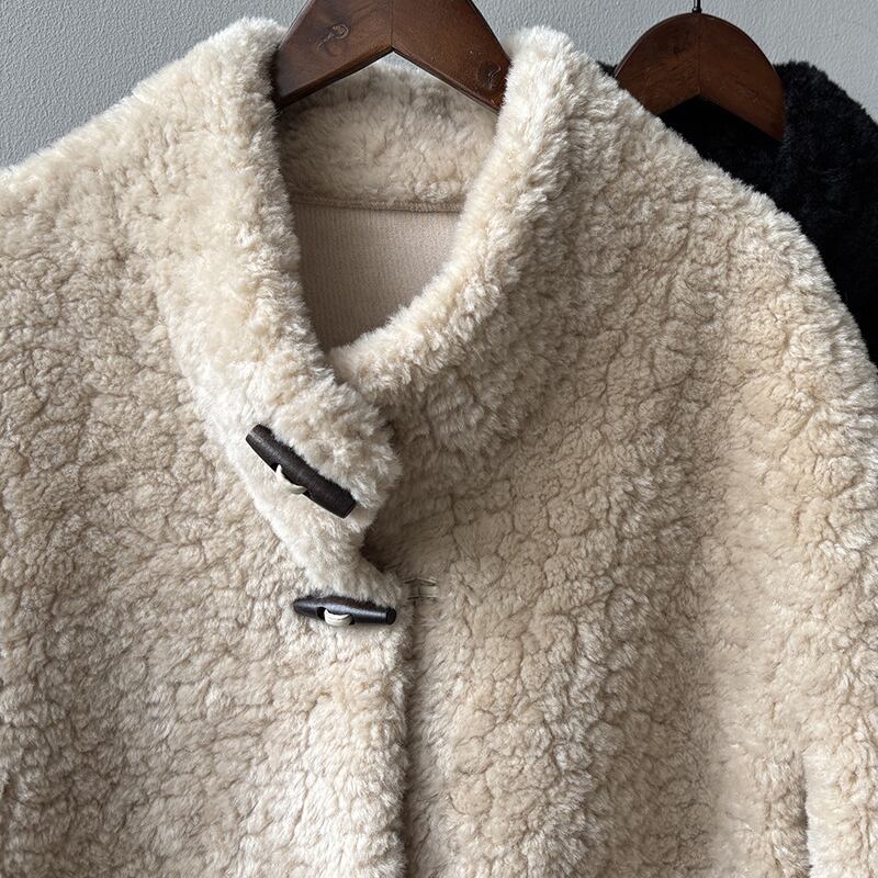 【outer】スタントカラーボアコート Q7371