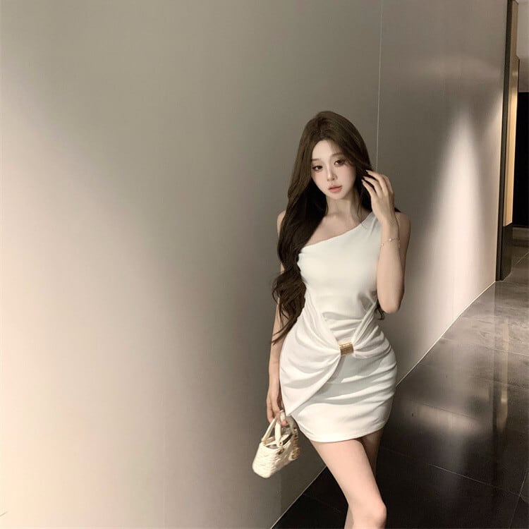 【dress】ワンショルダーワンピース　M29514