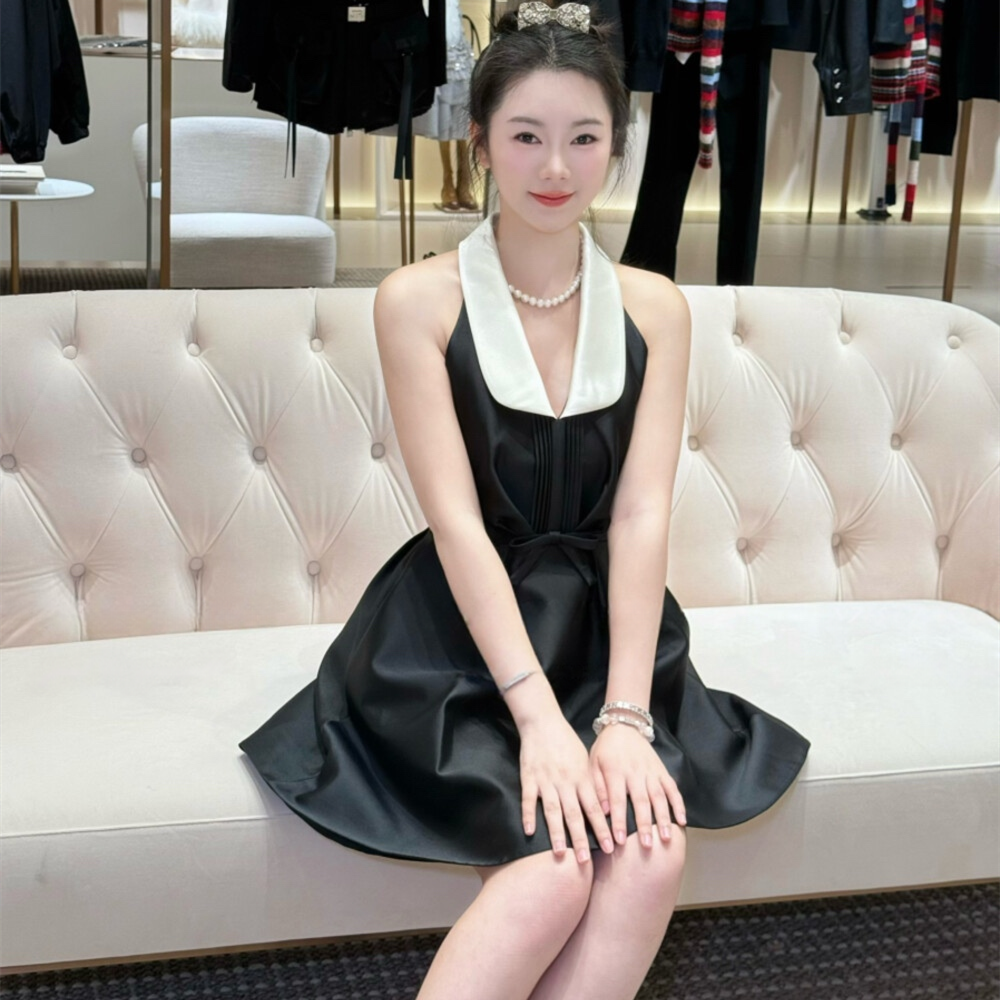 【dress】リボンミニワンピース　N3532