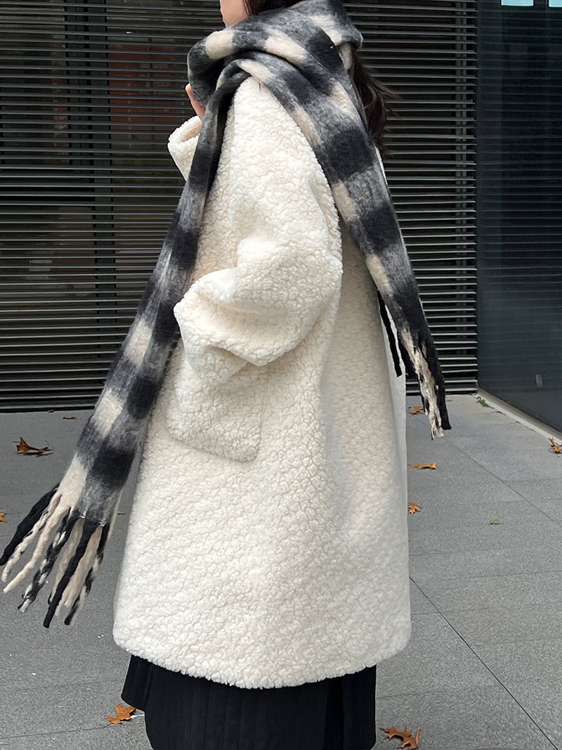 【outer】ロングシープボアコート Q7224