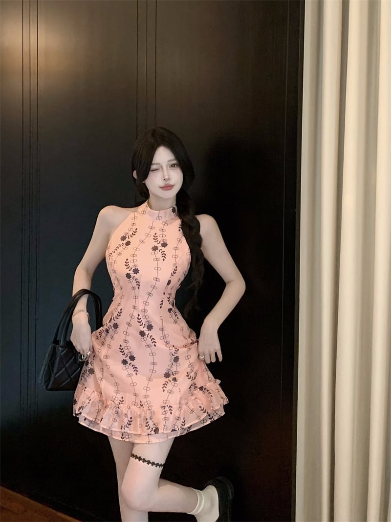 【dress】リボン付きワンピース　M24613