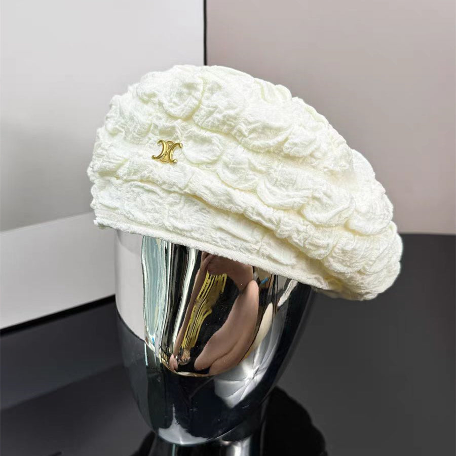 【小物】2色小顔効果ベレー帽G22972