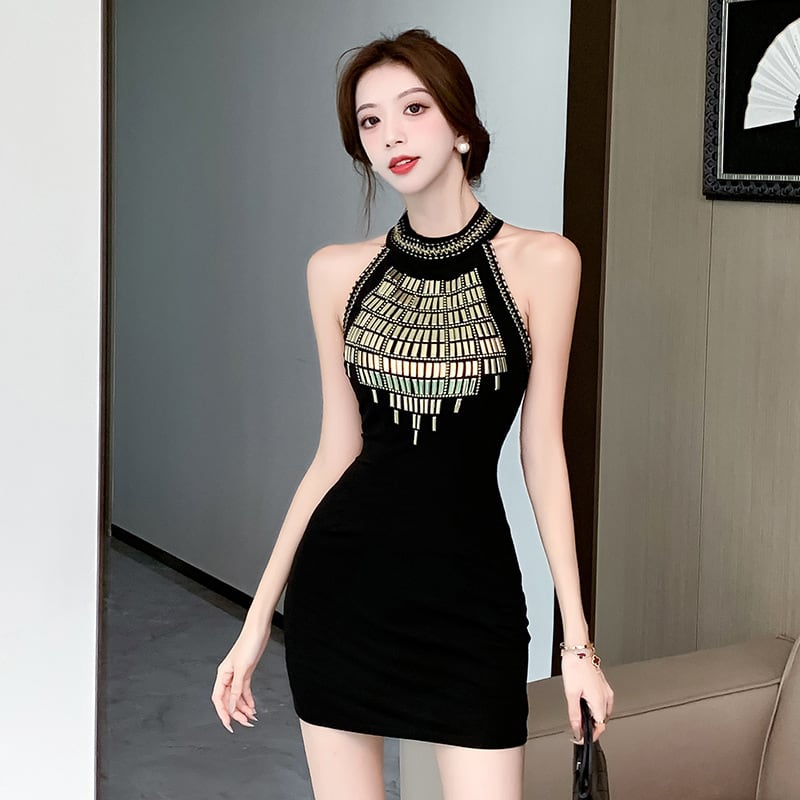 【dress】ホルターネックワンピース　M24587
