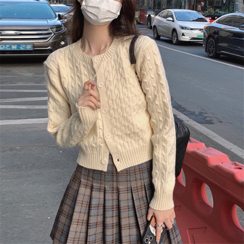 【outer】ニットカーデ　M25957