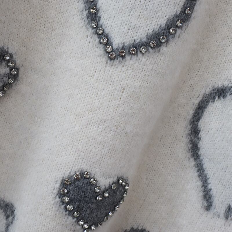 【tops】ビジューニットセーター　M27294