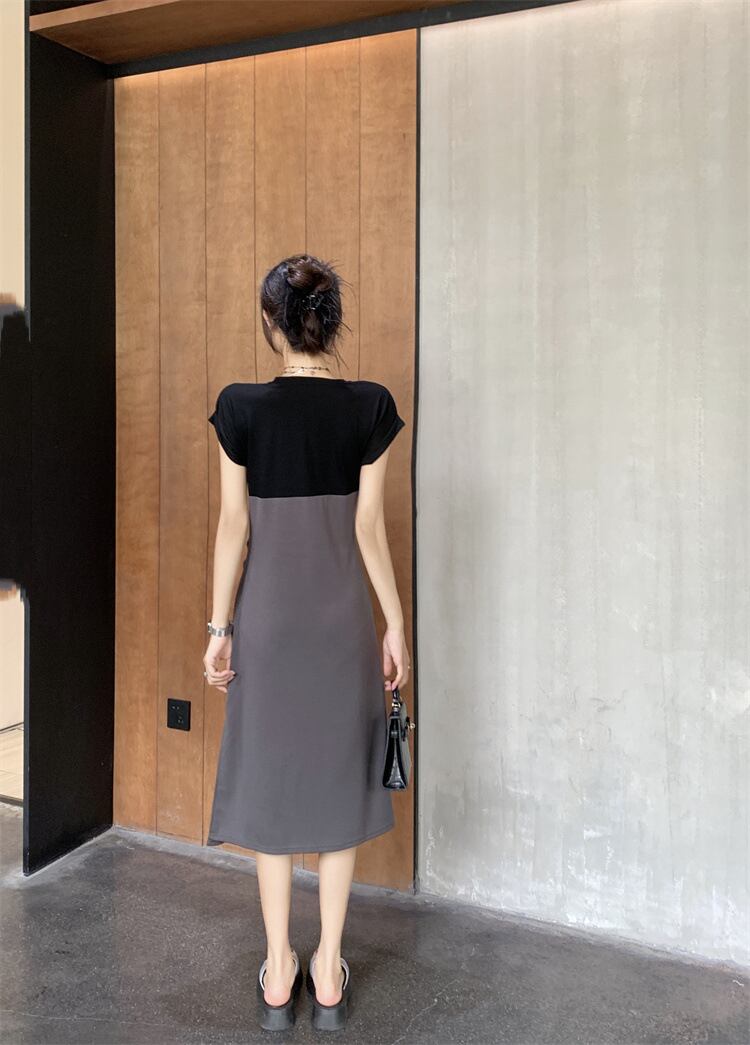 【dress】切り替えTシャツワンピース G20718