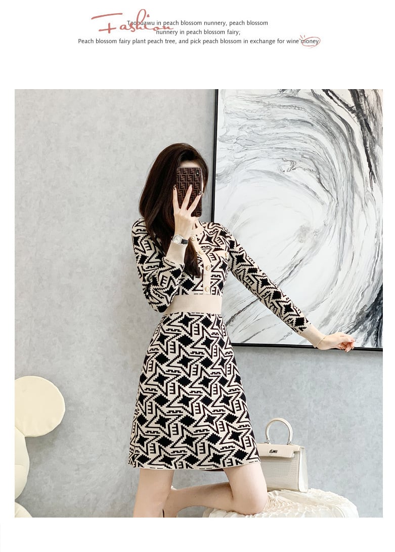 【dress】ニットワンピース　M25508