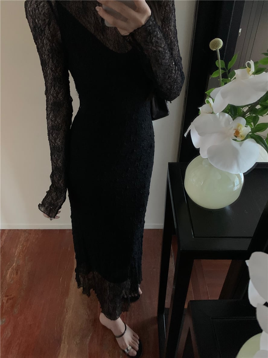【dress】レースワンピース　N2673