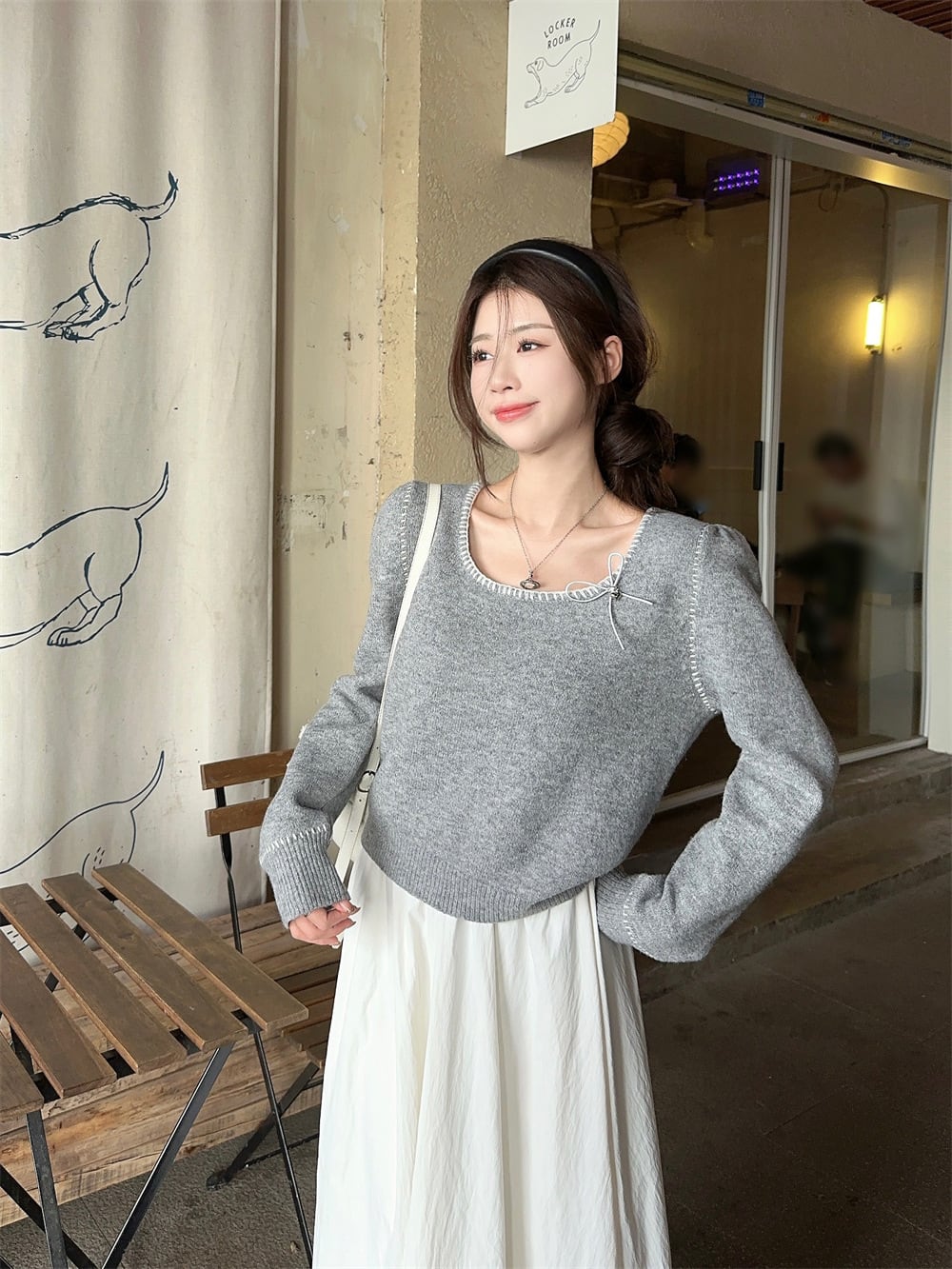 【tops】ニットセーター　M29001