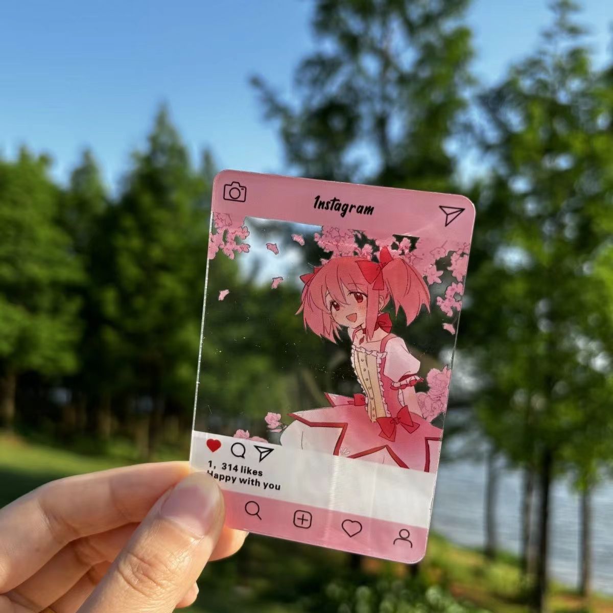 【GOODS】まどマギ 鹿目まどか クリアカード Q2389