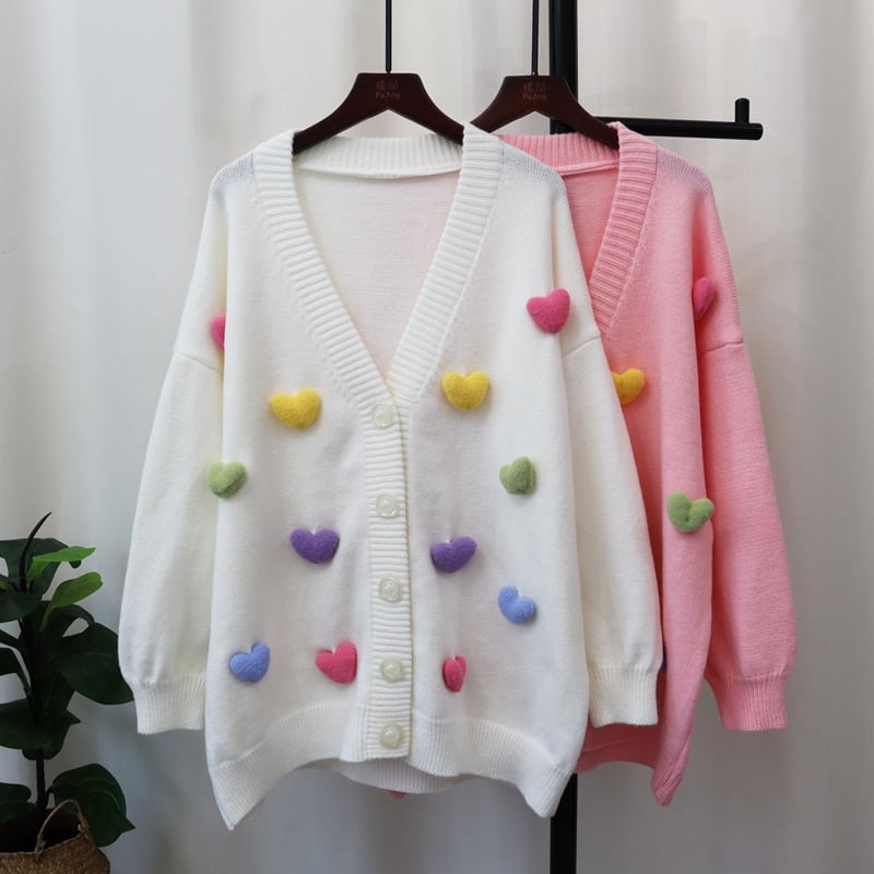 【outer】Vネックニットカーデ　M26029