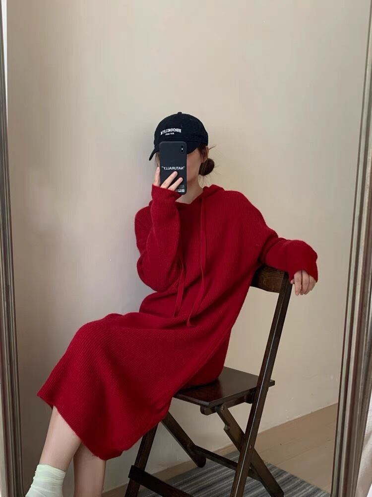 【dress】フード付きワンピース　M19128