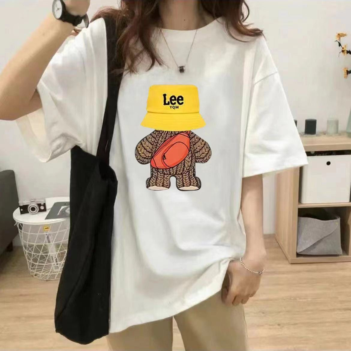 【tops】4色ゆったりＴシャツF7626