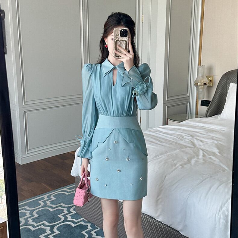 【dress】ドッキングデートワンピース　M27203