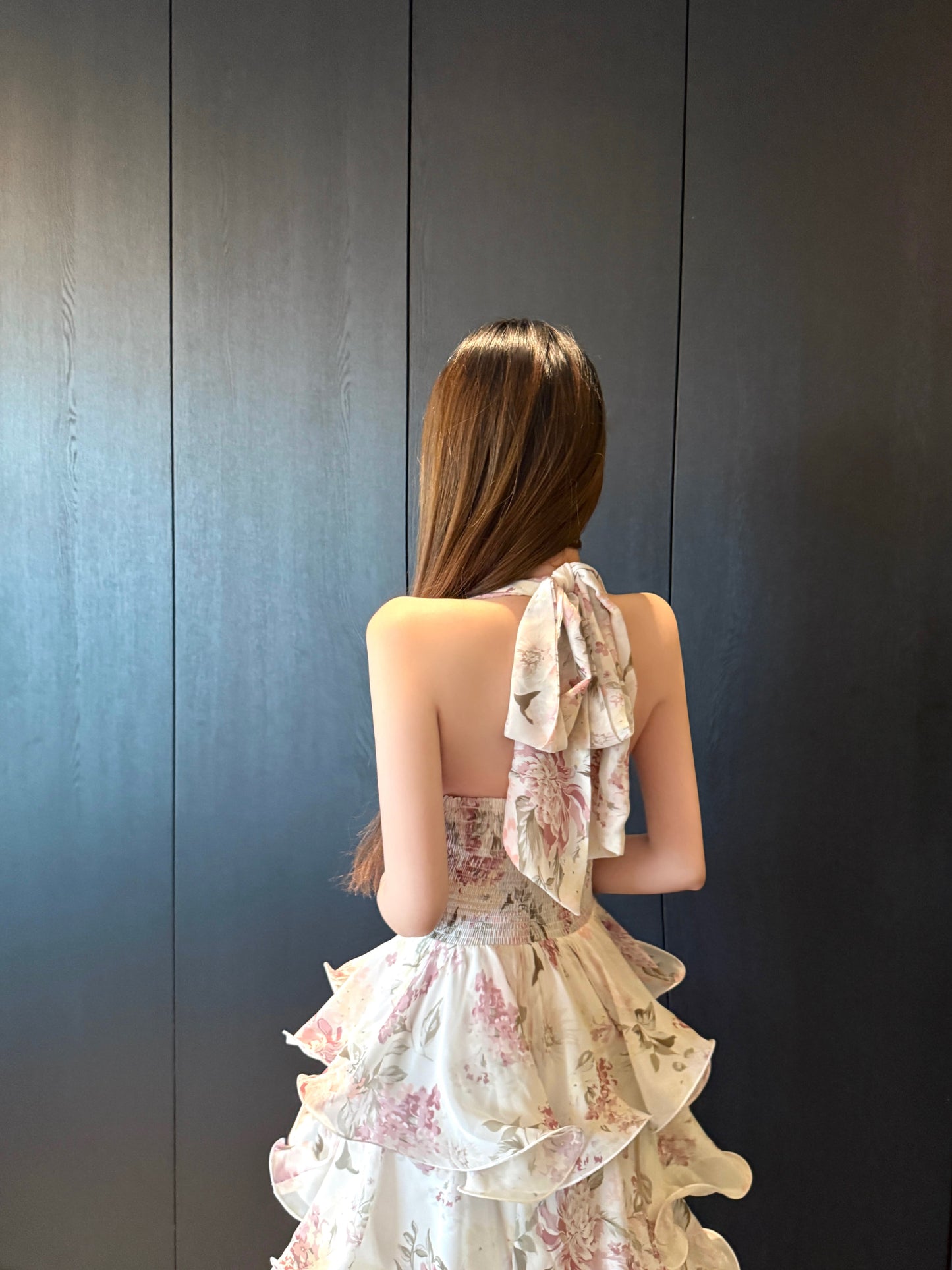 【dress】ティアードロングワンピース　N3542