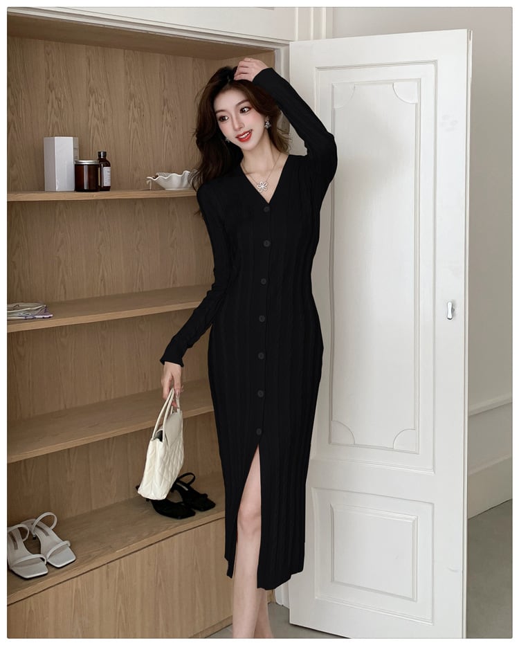 【dress】ニットワンピース　M25393