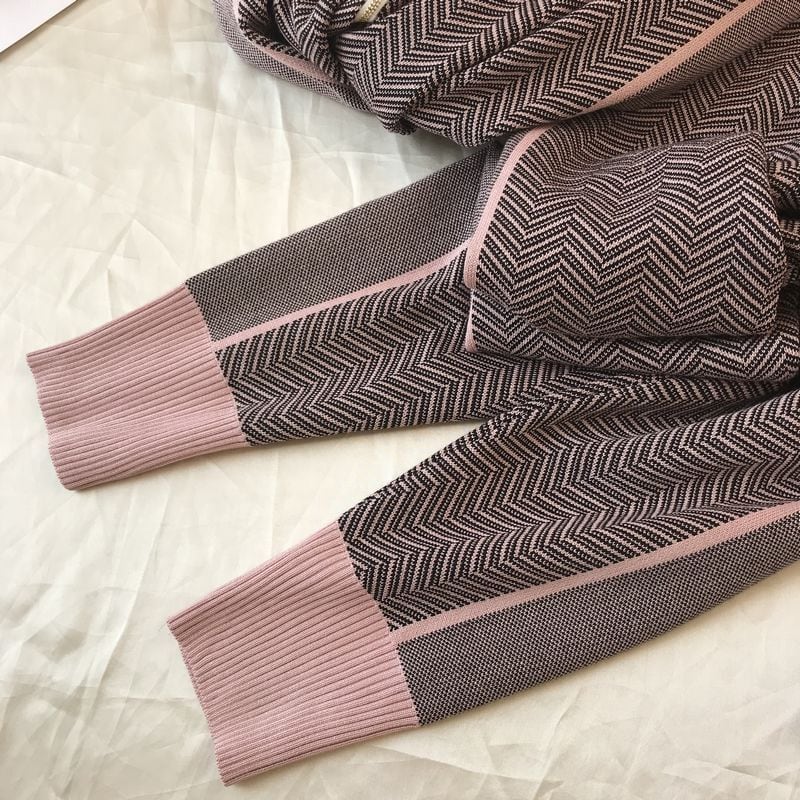 【set】優しい雰囲気!ファッション気質満点オシャレ着心地良い高品質ニット２点セット G3084