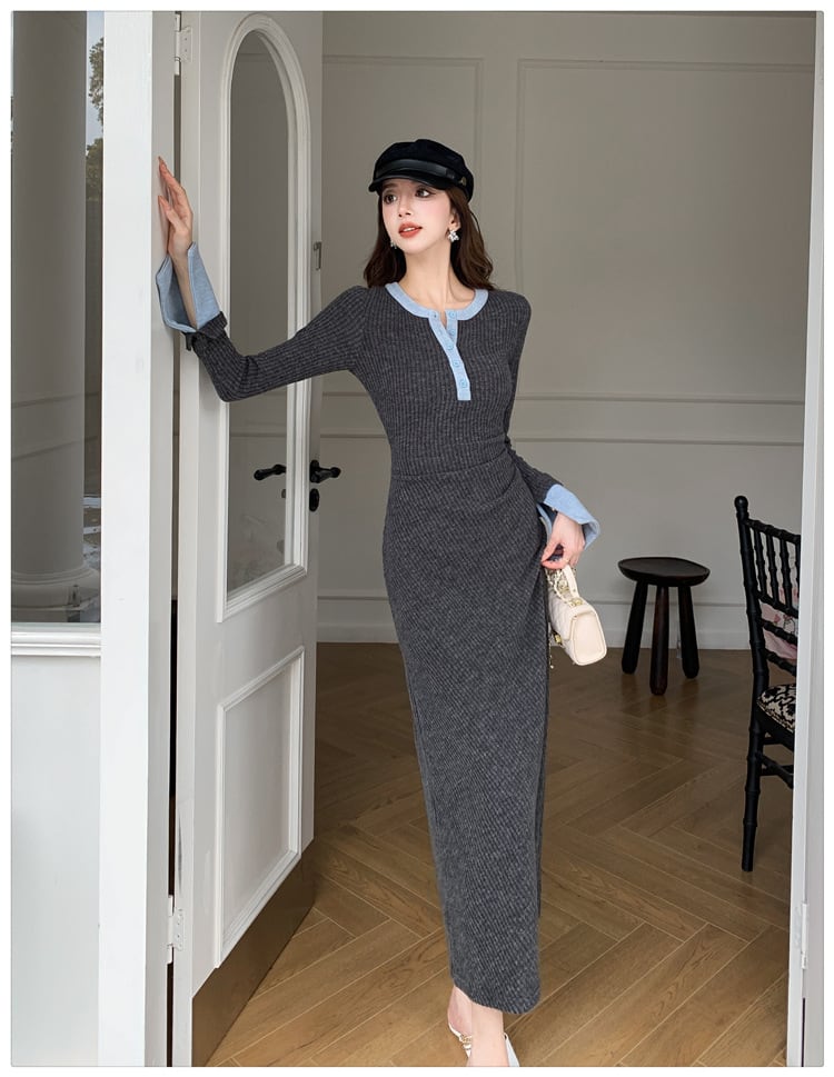 【dress】ニットワンピース　M27525