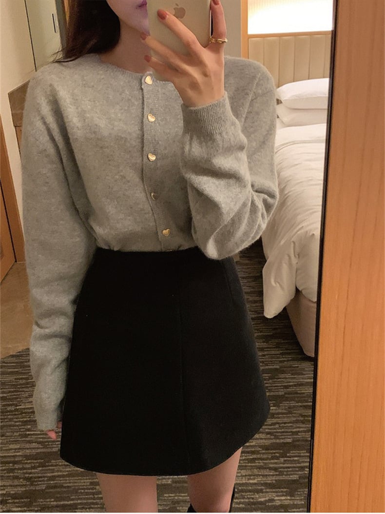【outer】ニットカーデ　M25958