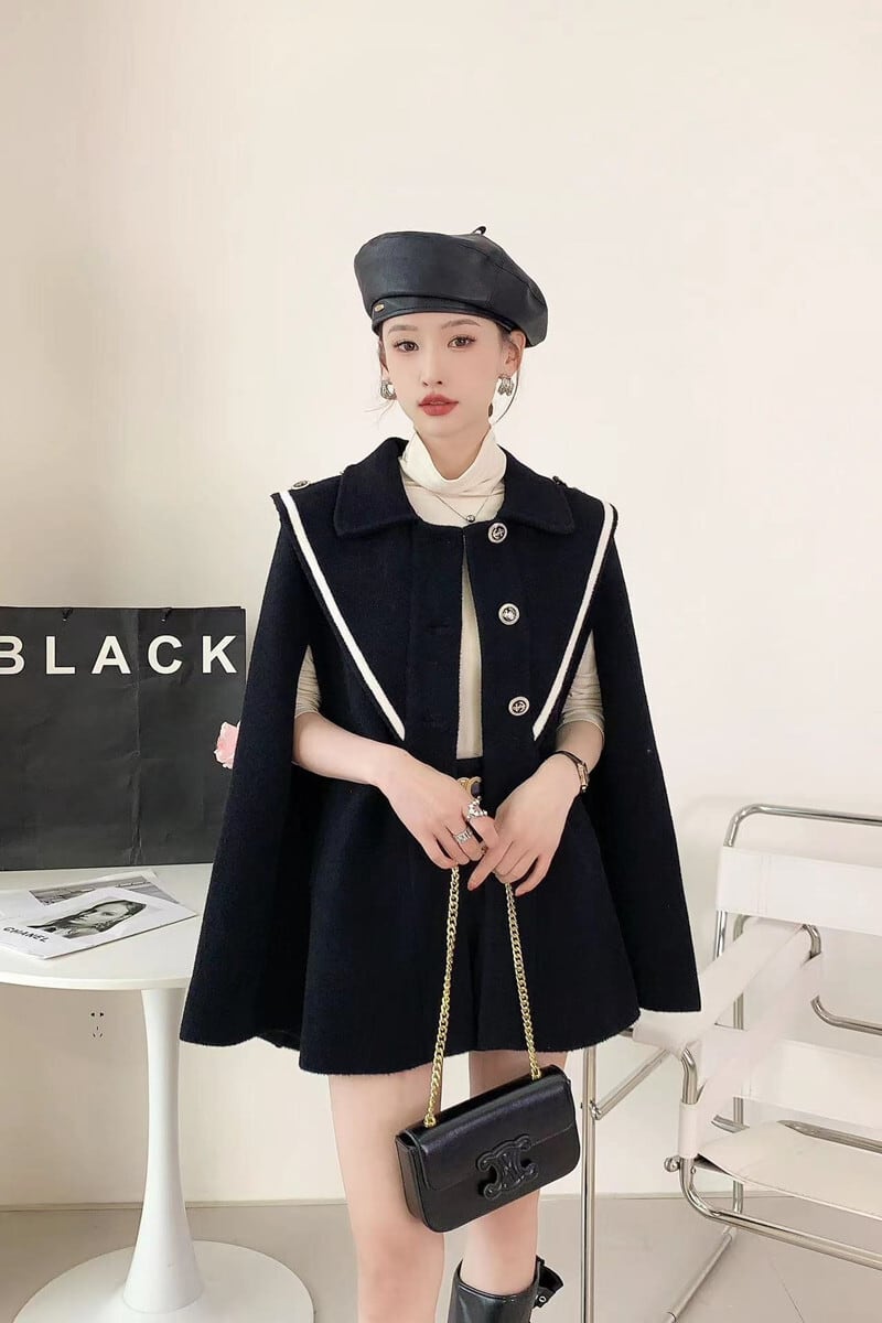 【outer】ケープコート　N2762