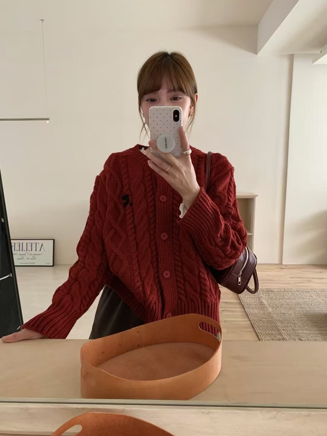 【outer】ニットカーデ　M28823