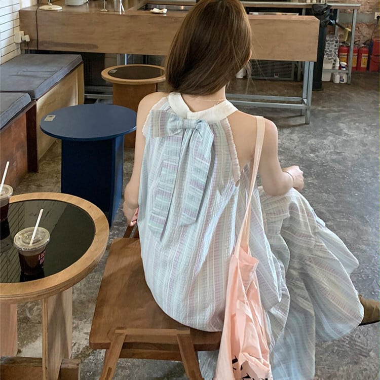 【dress】リボン付きワンピース　M24827