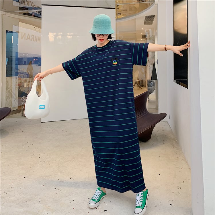 【dress】ボーダー柄ワンピース　M24960