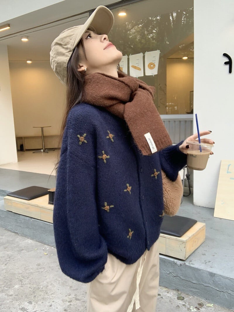 【outer】ニットカーデ　M26981
