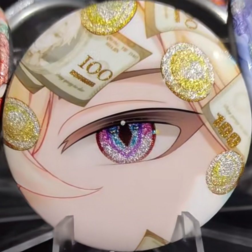 【GOODS】崩壊スターレイル 星屑の煌めきを宿した瞳　缶バッジ Q2141