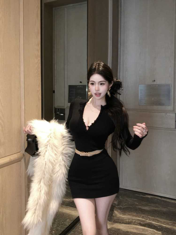 【dress】ニットワンピース　M28545