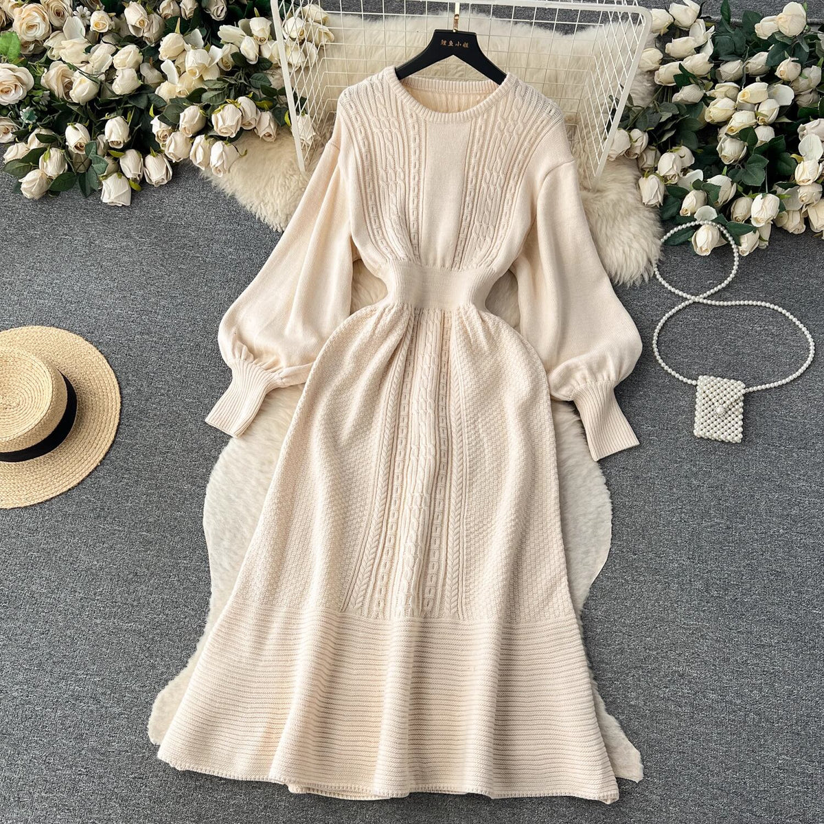 【dress】ニットワンピース　M18791
