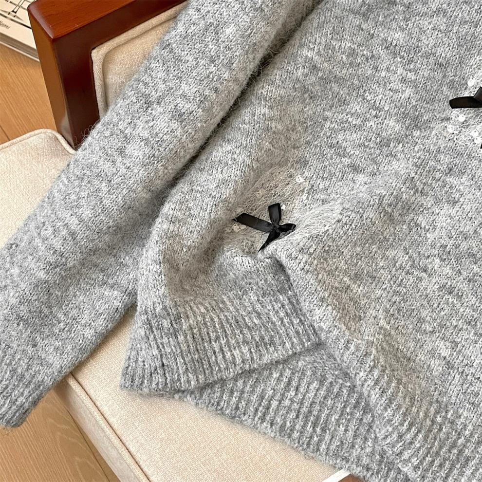 【tops】スパンコールニットセーター　M29291