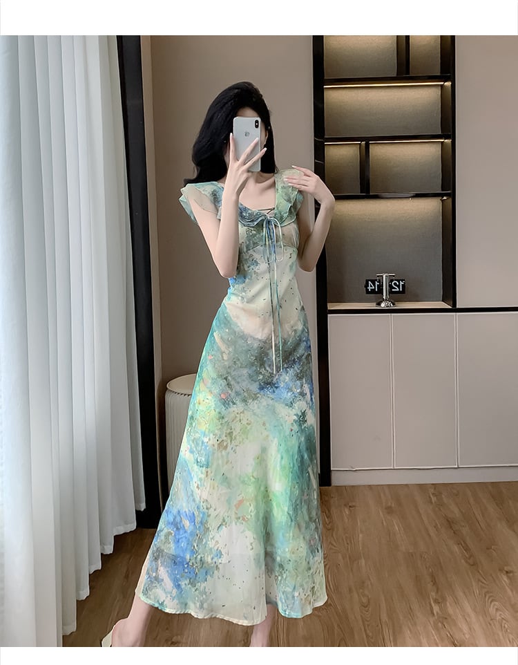【dress】フリルワンピース　M25147