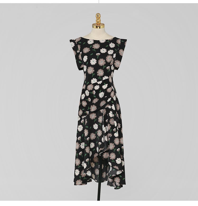【dress】プリントワンピース　M25218