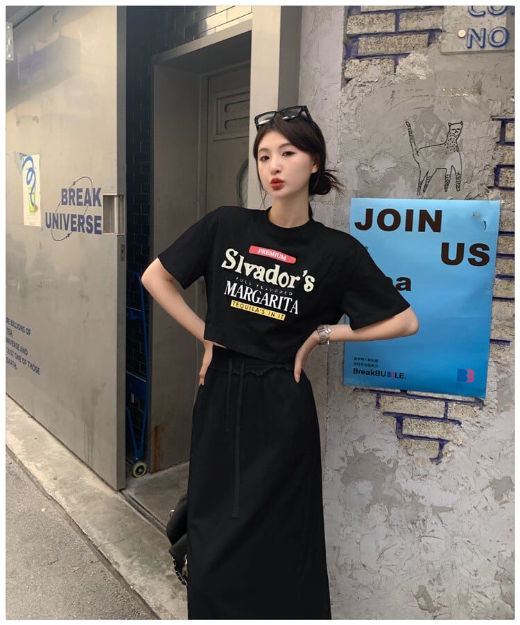 【set】Tシャツ×スカートセット　M24649