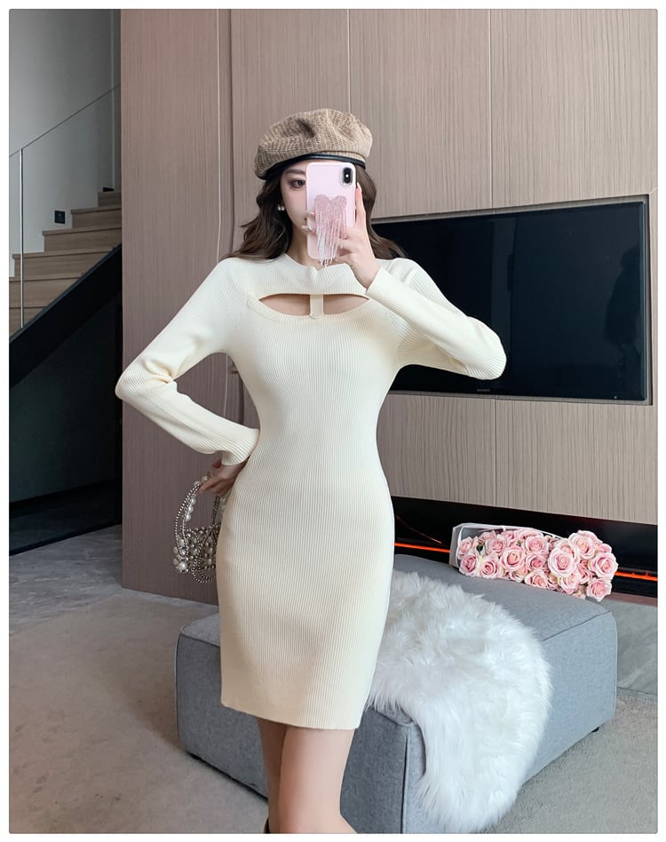 【dress】ニットワンピース　M28340