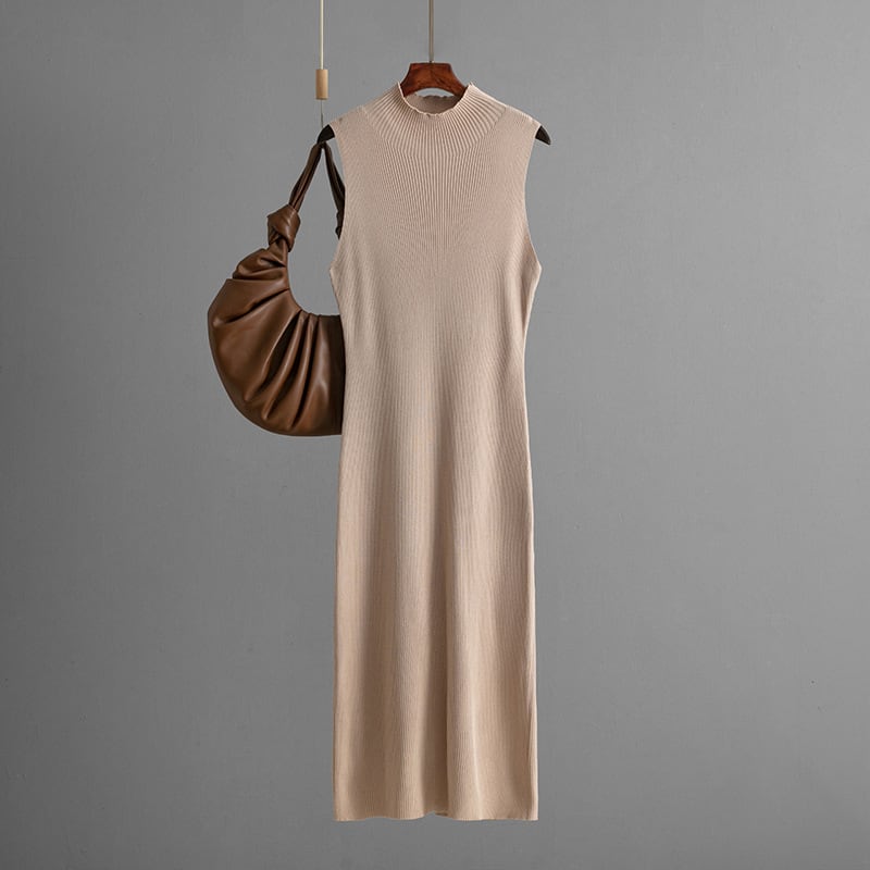 【dress】ノースリーブニットワンピース　M29734