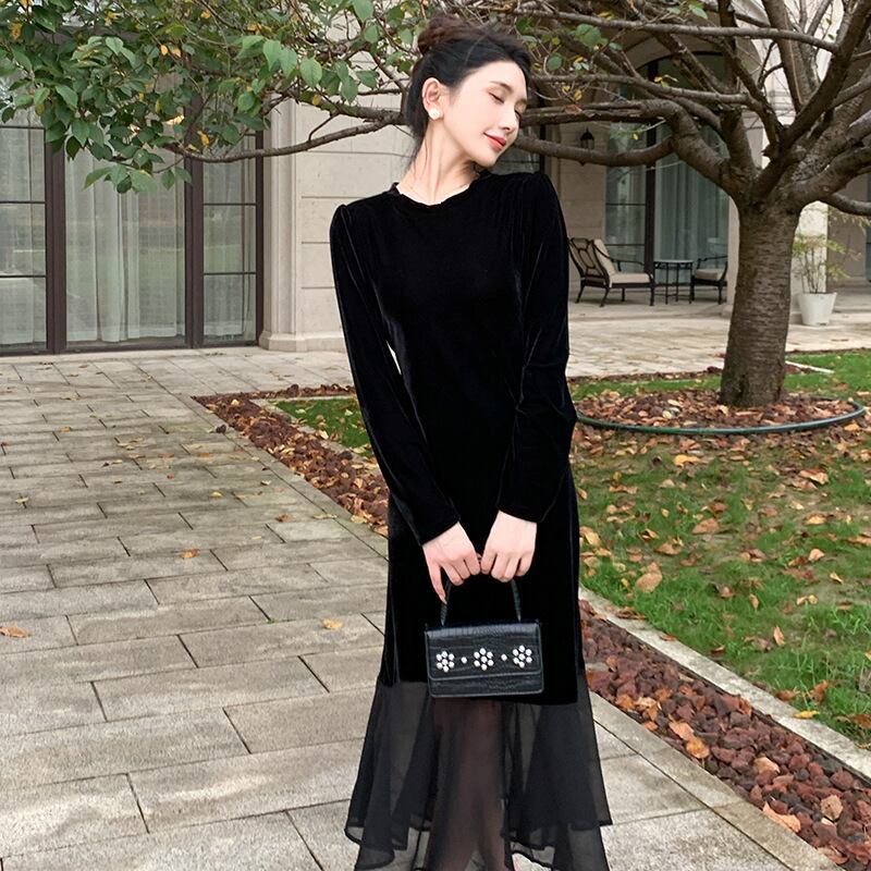 【dress】ドッキングワンピース　M18769