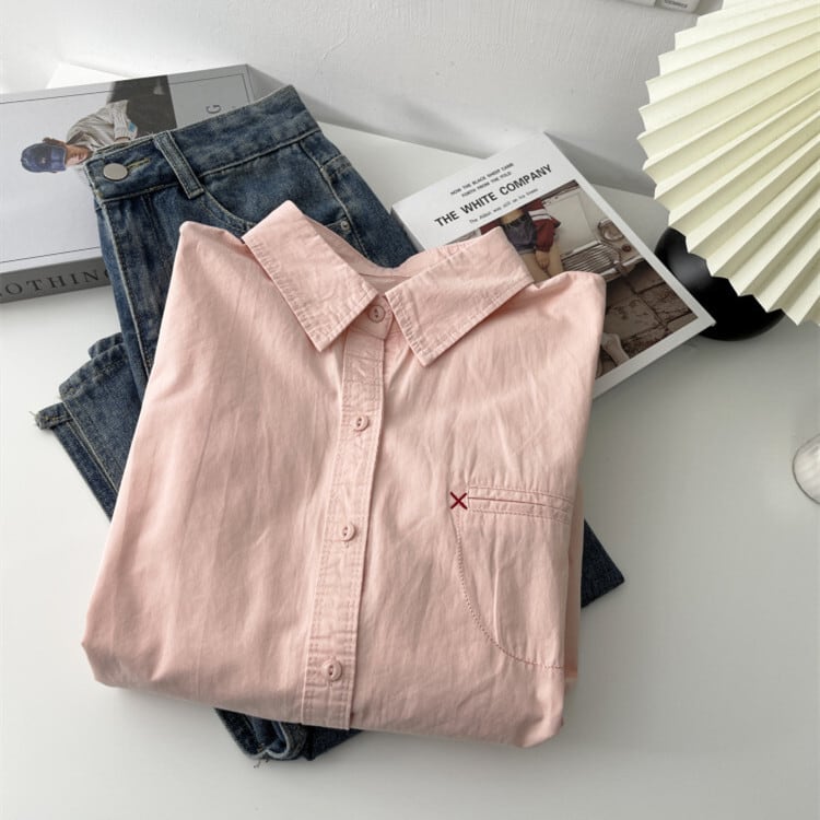 【tops】カラーシャツ　M29921
