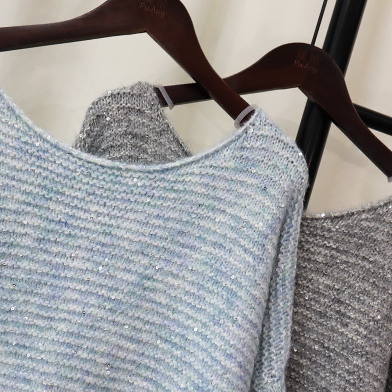 【tops】キラキラニットセーター　M25371