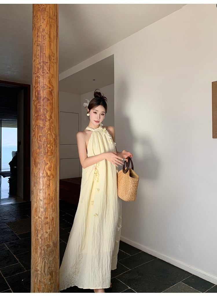 【dress】ホルターネックワンピース　M24769